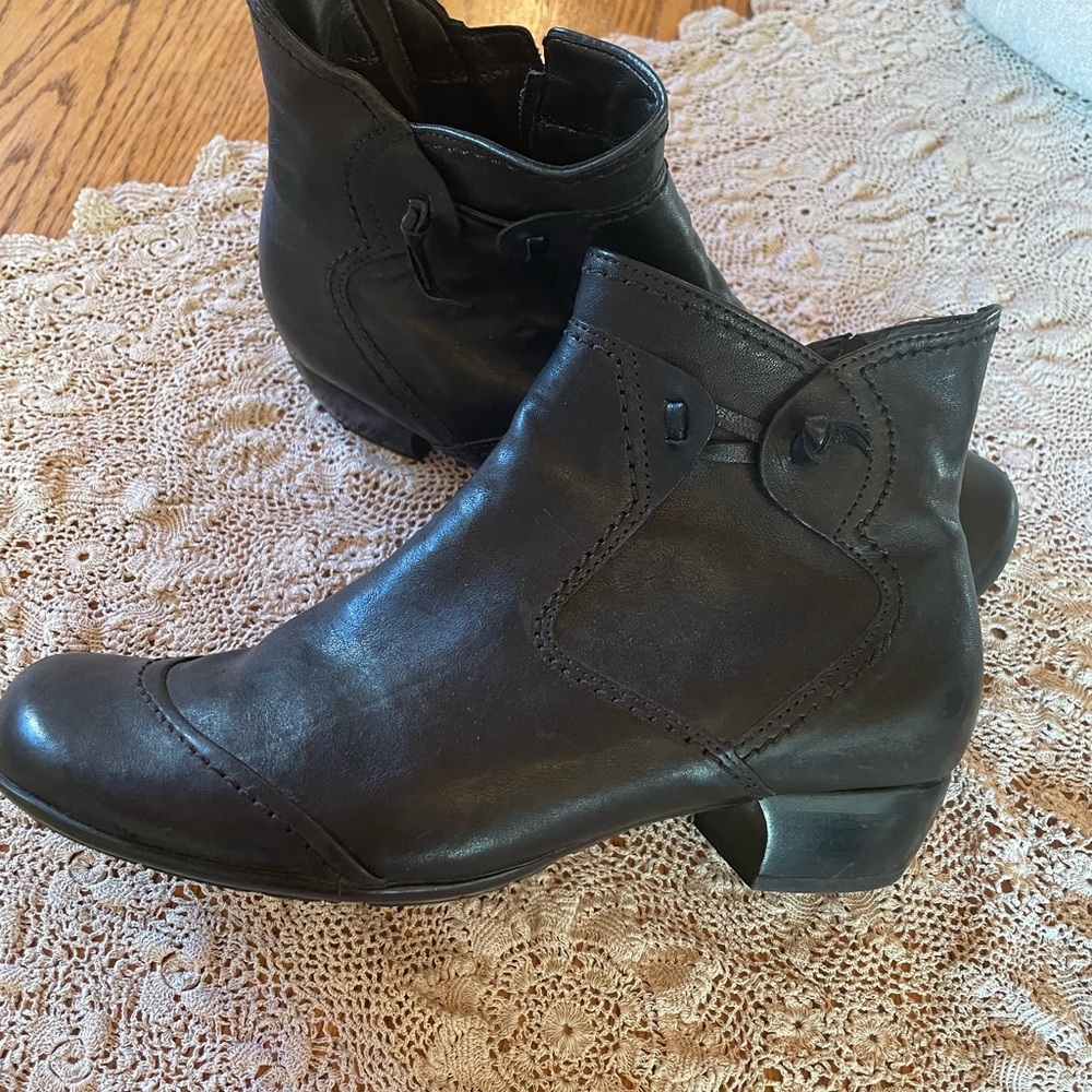 Leather Black Gabor Boots